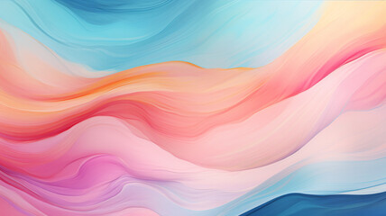 Obraz premium ink waves painting texture.