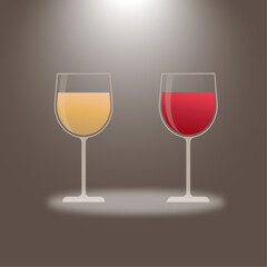 glasses of wine