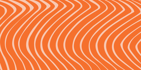 Salmon fillet texture, fish pattern. Vector background with stripes salmon	