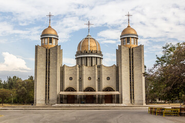 Fototapeta na wymiar Saint Gabriel Church in Hawassa, Ethiopia