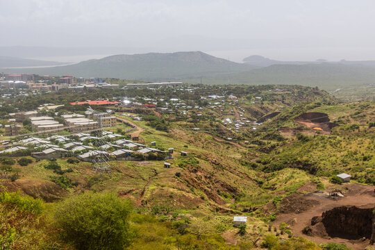Aerial view of Arba Minch, Ethiopia