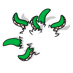 Monster Octopus Squid Tentacles Underneath Breaking Out Free