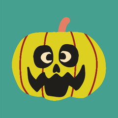 Retro Ghost Halloween t-shirt design. Cute cartoon. vintage vector illustration