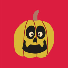 Retro Ghost Halloween t-shirt design. Cute cartoon. vintage vector illustration