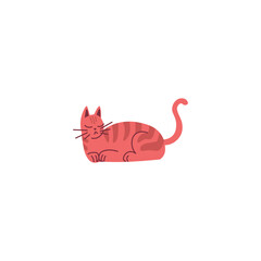 Cat Flat Characters Illustrations
