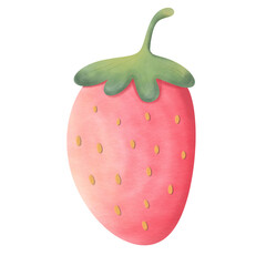 strawberry isolated on white background