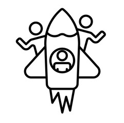 startup and rocket