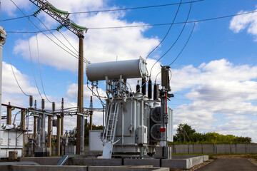 High voltage transformer and forced cooling system.