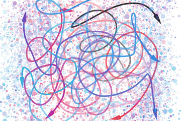 abstract background with circles