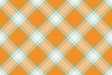 Fabric pattern plaid of check texture tartan with a textile background seamless vector.