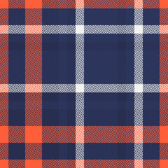 Check pattern fabric of tartan seamless background with a vector texture textile plaid.