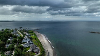 Living along the rocky coastline with Houses and homes in neighborhoods in Boston, MA by Harbor