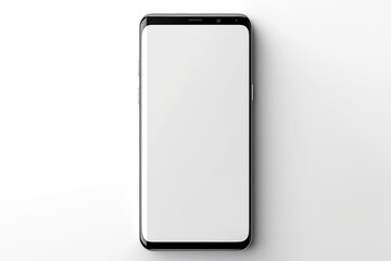 Phone mockup template. Smartphone with blank screen mockup template for product display or advertisement