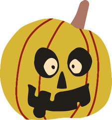 Naklejka premium Retro Ghost Halloween t-shirt design. Cute cartoon. vintage vector illustration