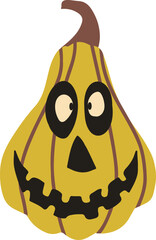 Retro Ghost Halloween t-shirt design. Cute cartoon. vintage vector illustration