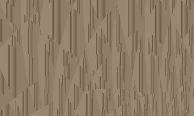 gray crumpled background of pieces with vertical stripes. abstract horizontal desktop wallpaper. cover. vector illustration.
