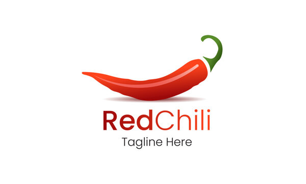 Red Chili Logo Design Template. Spice Chili.