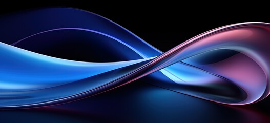 Abstract blue color background. Dynamic wave