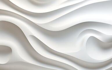 Abstract white and light gray wave, modern soft luxury texture with smooth and clean subtle background illustration.