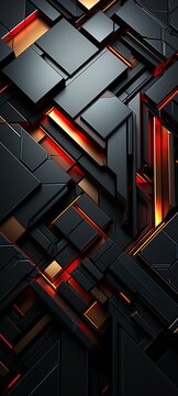 Abstract 3d background for iphone wallpaper made with Ai generative