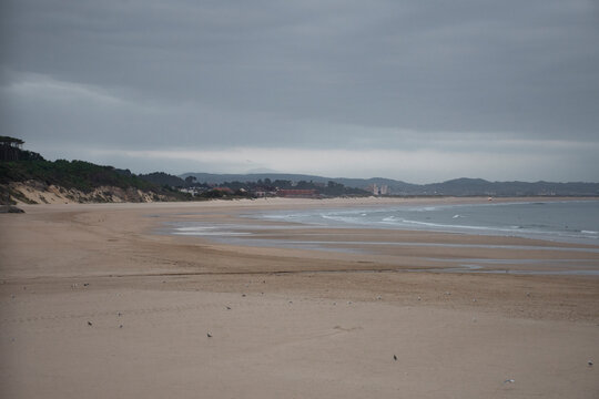 Loredo and Somo beach in Cantabria.