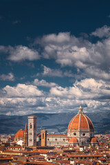 The Cathedral of Santa Maria del Fiore and the Giotto's Bell Tower