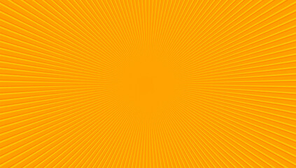 Bright orange and yellow rays vector background