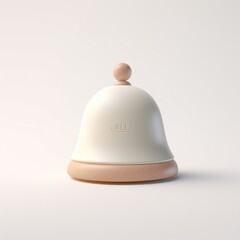 Bell mascot for a company 3D logo. Generative AI