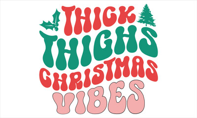 Retro Christmas SVG Design