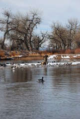 Waterfowling on the Platte River 