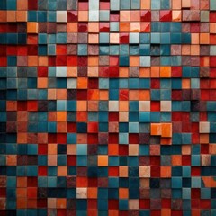 Mosaics Abstract Backgrounds: The Geometric Trend, Generative AI