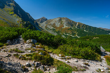 An autumn view of the Spalena Valley and the Mount Pachol. Western Tatras, Slovakia.