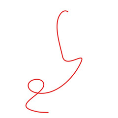 Red Thread Vector