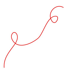 Red Thread Vector
