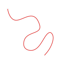 Red Thread Vector