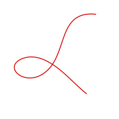 Red Thread Vector