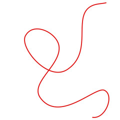 Red Thread Vector
