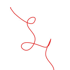 Red Thread Vector