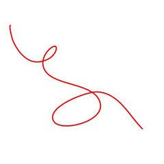 Red Thread Vector