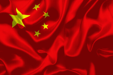 China national country flag background texture National day or Independence day design for celebration illustrations