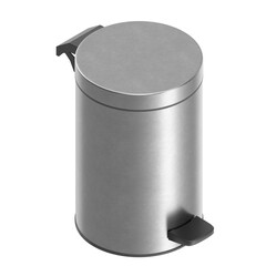 3D rendering illustration of a small trash bin