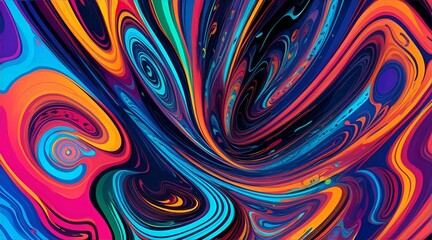 Colorful Abstract Background, Technology In The Future