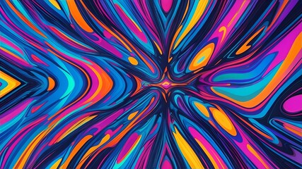 Obraz premium Colorful Abstract Background, Technology In The Future