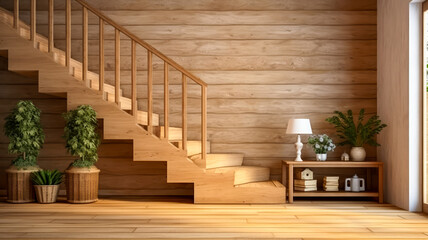 Inneneinrichtung in einem modernen Haus. Generiert mit KI