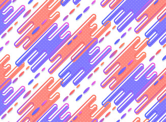 抽象的でポップなシームレスのパターン