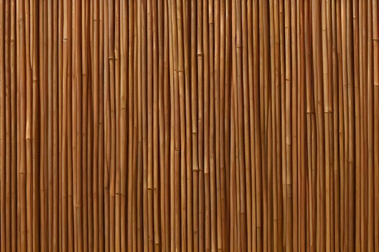 AI generated illustration of a closeup of a bamboo textured background
