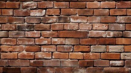 Fototapeta premium AI generated illustration of a stained brick wall