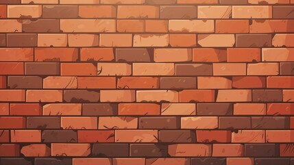 Obraz premium AI generated illustration of a stained brick wall
