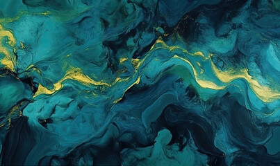 Watercolor stains wallpaper. Texture of malachite stone