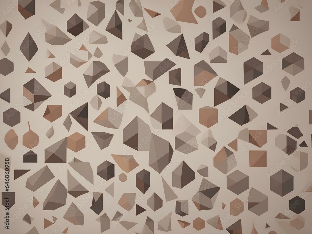 Wall mural geometric background